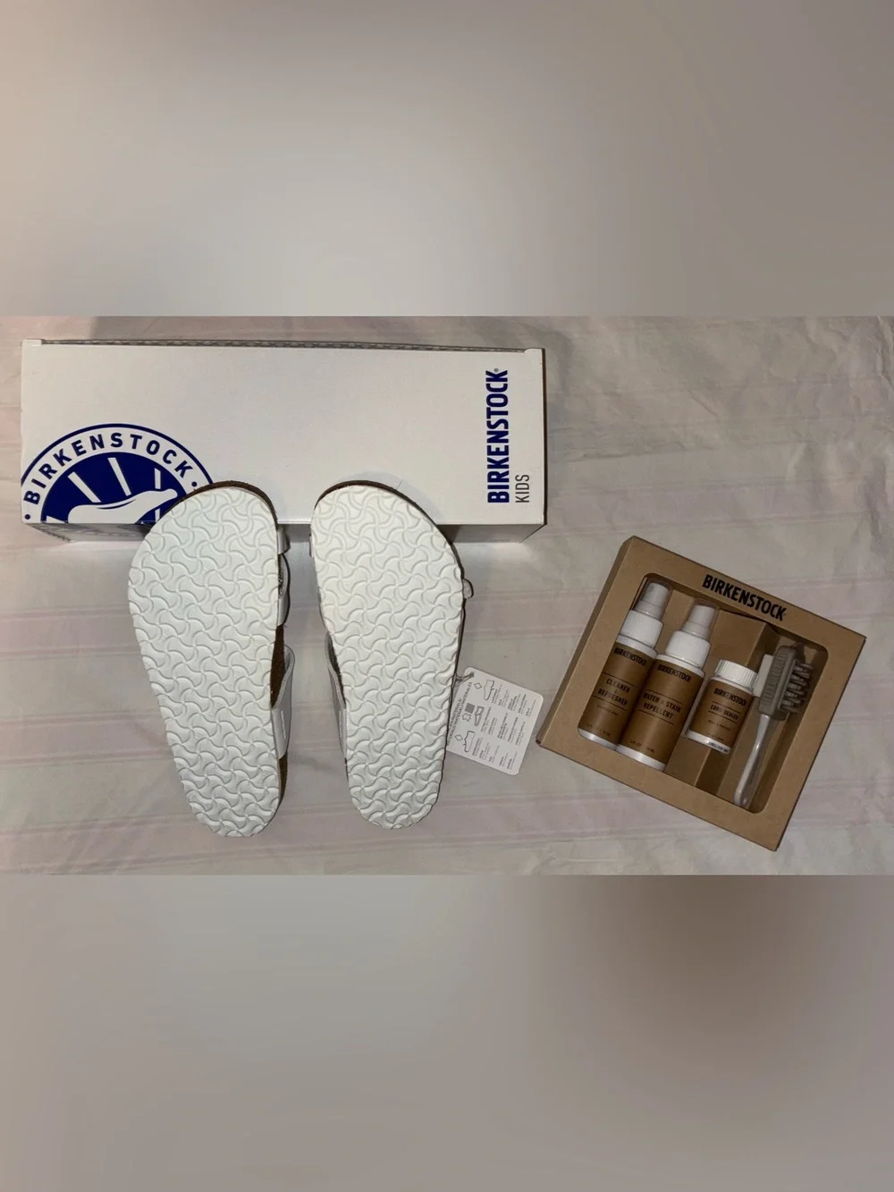 Birkenstock Mayari Birko-Flor Sandals in White Sz 3.5US/34 Euro w/ *care kit NWT